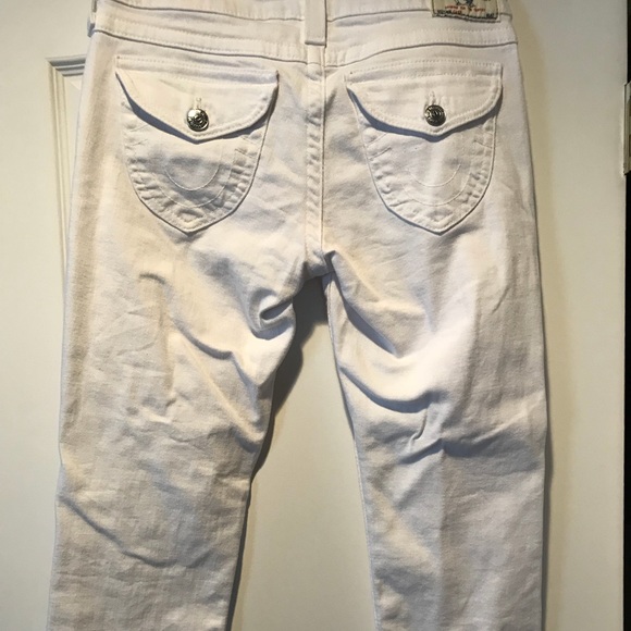 True Religion white cropped jeans - Picture 4 of 4